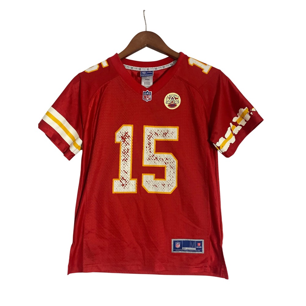 NFL Pro Line Patrick Mahomes Jersey Youth M Red Fair Kansas City Chiefs 15